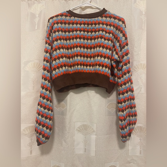 Cropped Knit Sweater - Picture 1 of 1